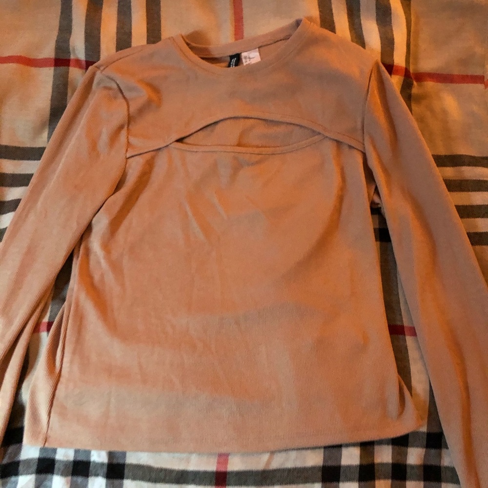 Tan/beige H&M top